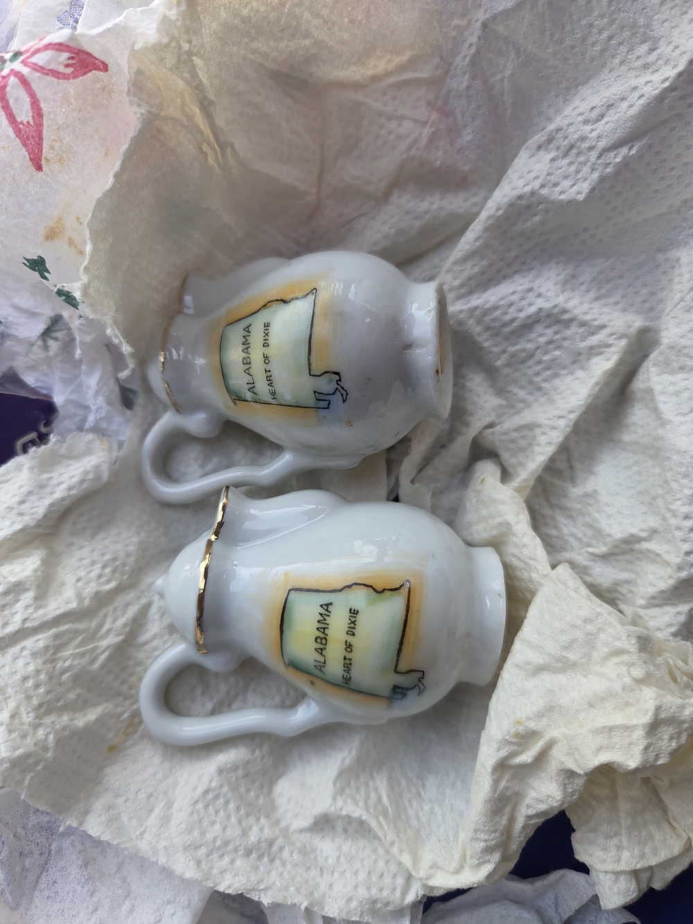 Tea Pot Vintage Salt An Pepper